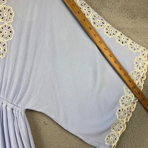 FillybooI Believe in Unicorns Long Maxi Dress Eyelet Bohemian Boho XS